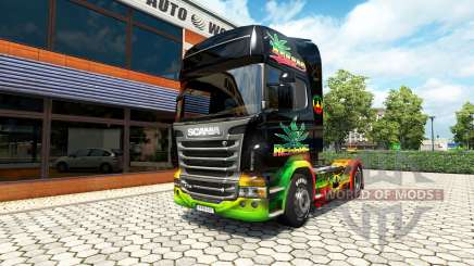 Reggae skin for Scania truck for Euro Truck Simulator 2