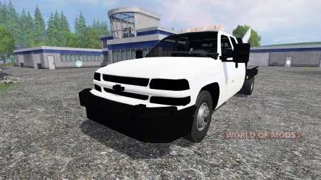 Chevrolet Silverado Flatbed v2.0 for Farming Simulator 2015