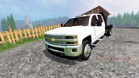 Chevrolet Silverado 3500 [flatbed] for Farming Simulator 2015