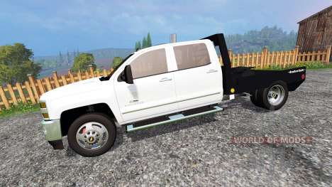 Chevrolet Silverado 3500 [flatbed] for Farming Simulator 2015