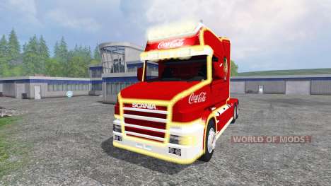 Scania T164 Coca-Cola Christmas for Farming Simulator 2015