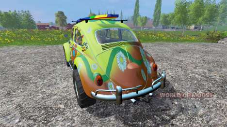 Volkswagen Beetle 1966 [peace and love] for Farming Simulator 2015