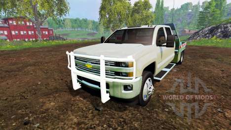 Chevrolet Silverado 3500 [flatbed] v7.0 for Farming Simulator 2015