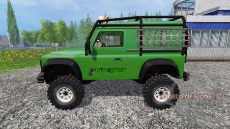 Land Rover Defender 90 [green] for Farming Simulator 2015