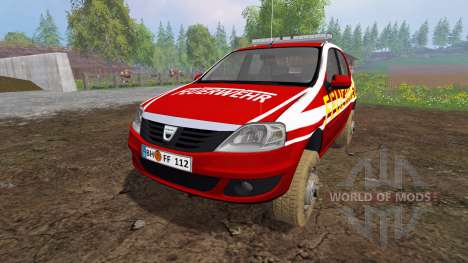 Dacia Logan [feuerwehr] for Farming Simulator 2015