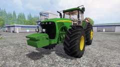 John Deere 8520 v2.5 for Farming Simulator 2015