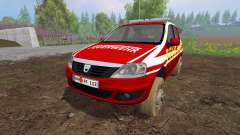 Dacia Logan [feuerwehr] for Farming Simulator 2015