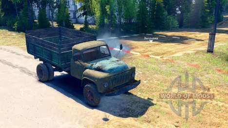 GAZ-52 on the chassis GAZ-63 [13.04.15] for Spin Tires