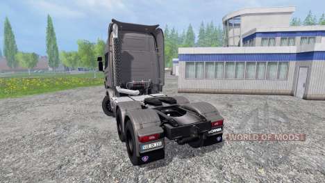 Scania R730 [Silver] v3.1 for Farming Simulator 2015