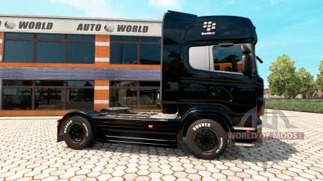 BlackBerry skin for Scania truck for Euro Truck Simulator 2