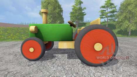 Wooden tractor for Farming Simulator 2015