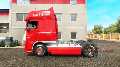 The skin on the Hasseroeder DAF truck for Euro Truck Simulator 2