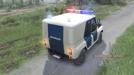 UAZ-31519 Police [08.11.15] for Spin Tires