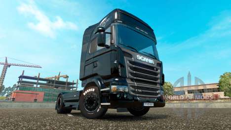 The fast and the furious 6 skin for Scania truck for Euro Truck Simulator 2