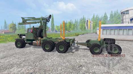 KrAZ-255 B1 [timber] v2.5 for Farming Simulator 2015