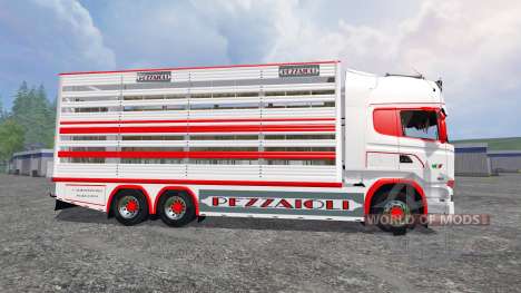 Scania R730 [cattle] v1.4 for Farming Simulator 2015