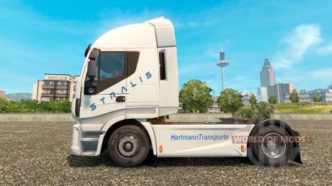 Hartmann Transporte skin for Iveco tractor unit for Euro Truck Simulator 2