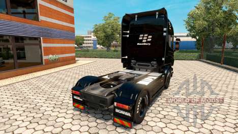 BlackBerry skin for Scania truck for Euro Truck Simulator 2