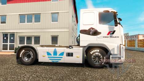 Skin Adidas for Volvo truck for Euro Truck Simulator 2