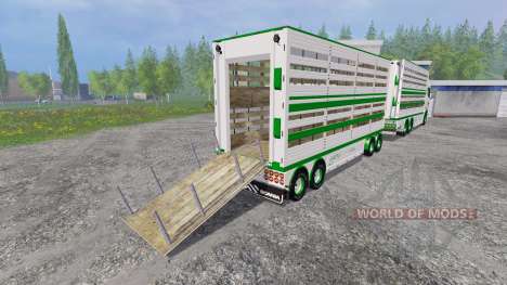 Scania R730 [cattle] for Farming Simulator 2015