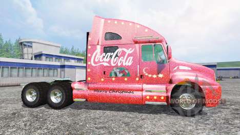 Kenworth T2000 [Coca-Cola Christmas] for Farming Simulator 2015