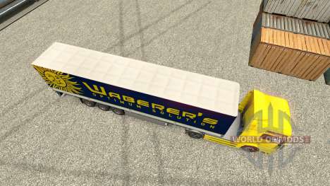 Waberers skin for MAN trucks for Euro Truck Simulator 2