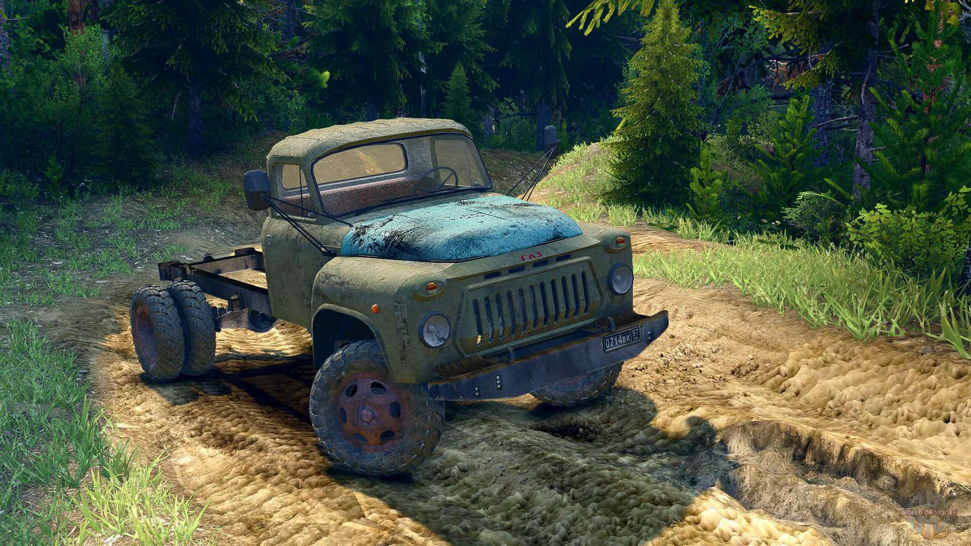 GAZ-52 On The Chassis GAZ-63 [13.04.15] For Spin Tires