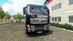 Saturn skin on Volvo truck for Euro Truck Simulator 2