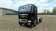 The skin on the V8 truck MAN v2.0 for Euro Truck Simulator 2