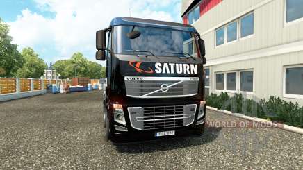 Saturn skin on Volvo truck for Euro Truck Simulator 2