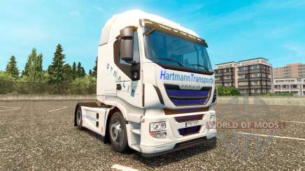 Hartmann Transporte skin for Iveco tractor unit for Euro Truck Simulator 2