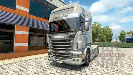 Hartmann Transporte skin for Scania truck for Euro Truck Simulator 2