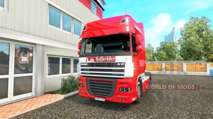 The skin on the Hasseroeder DAF truck for Euro Truck Simulator 2