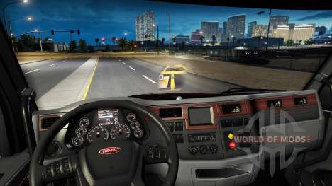 The hologram of the minimap for American Truck Simulator