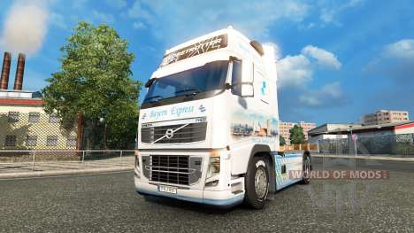 Bavaria Express skin for Volvo truck for Euro Truck Simulator 2