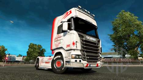 Vabis skin for Scania truck for Euro Truck Simulator 2
