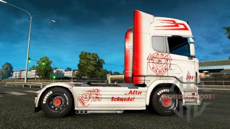 Vabis skin for Scania truck for Euro Truck Simulator 2