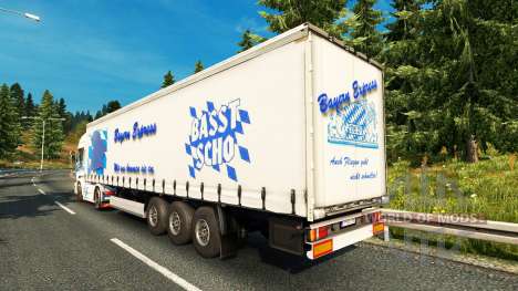 Bavaria Express skin for Scania truck for Euro Truck Simulator 2