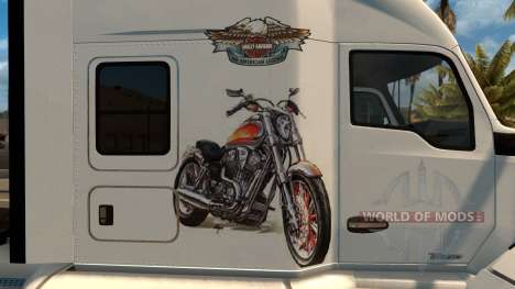 Kenworth T680 Harley Davidson Skin for American Truck Simulator