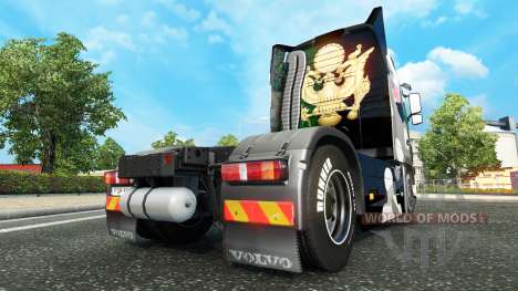 Skin us Army Snow on a Volvo truck for Euro Truck Simulator 2