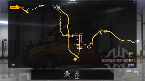Map Of China for American Truck Simulator