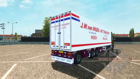 Semi J. W. van Ingen for Euro Truck Simulator 2