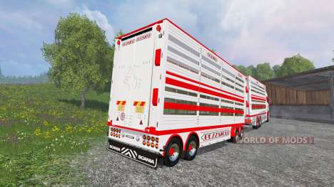 Scania R730 [cattle] v1.5 for Farming Simulator 2015