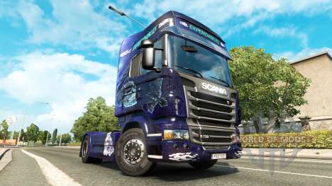 Expendables skin for Scania truck for Euro Truck Simulator 2