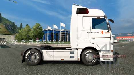 Skin Klaus Bosselmann on the tractor unit Merced for Euro Truck Simulator 2