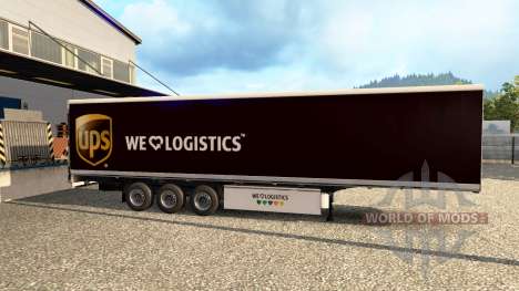 Skins for trailers v2.0 for Euro Truck Simulator 2