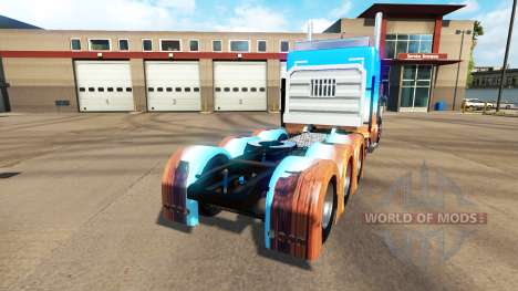 Skin Caveira on tractor Peterbilt 379 for American Truck Simulator