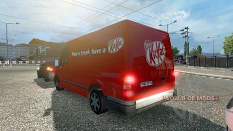 Ford Transit KitKat for Euro Truck Simulator 2