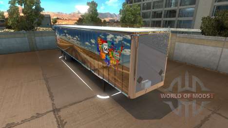 Route 66 Trailer for American Truck Simulator