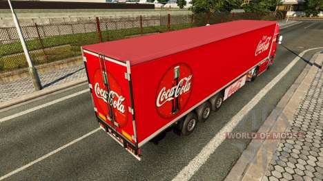 Skin Coca-Cola Volvo tractor for Euro Truck Simulator 2